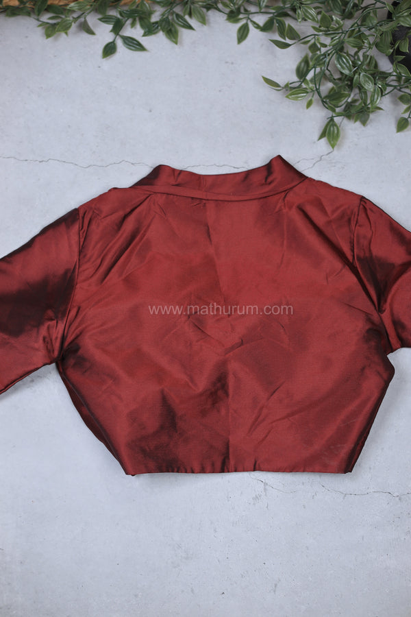 High Line - Maroon Blouse