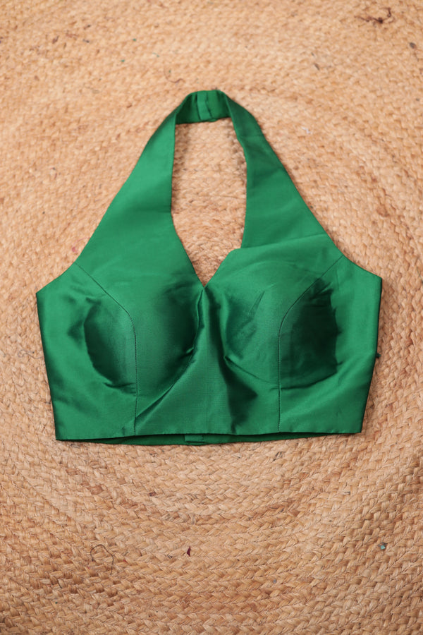 Luna - Green Blouse Sleeveless
