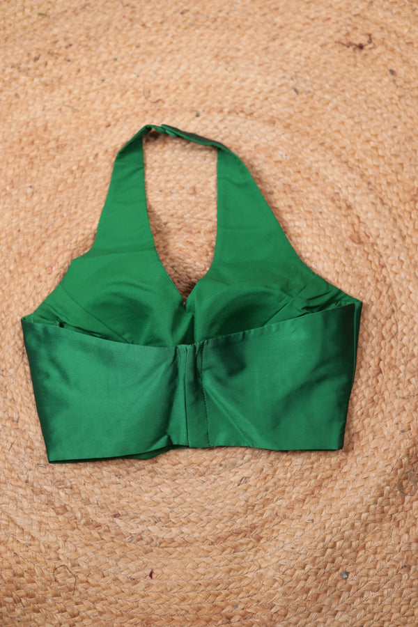 Luna - Green Blouse Sleeveless