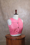 Orchids- Pink Embroidery Blouse (Sleeveless)
