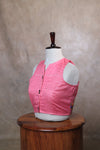 Orchids- Pink Embroidery Blouse (Sleeveless)