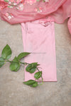 Carol- Pastel Pink Embroidery Saree