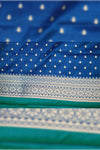 Vriksha- Peacock Green Semi Soft Silk Saree