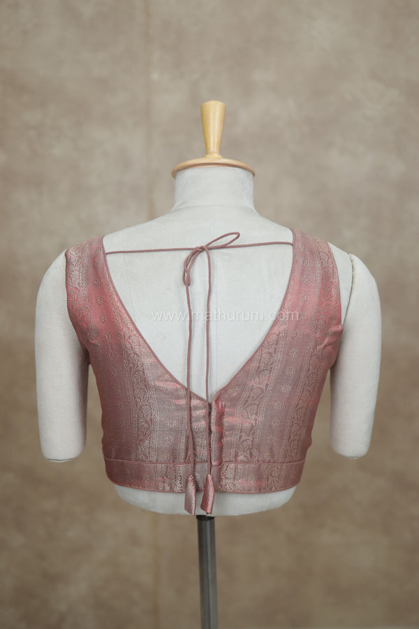 Megalai- Coral Blouse (Attachable Sleeves)