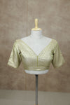 Megalai-Lemon Yellow Blouse