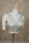 Megalai- Pastel Green Blouse (Attachable Sleeves)
