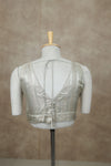 Megalai- Pastel Green Blouse (Attachable Sleeves)