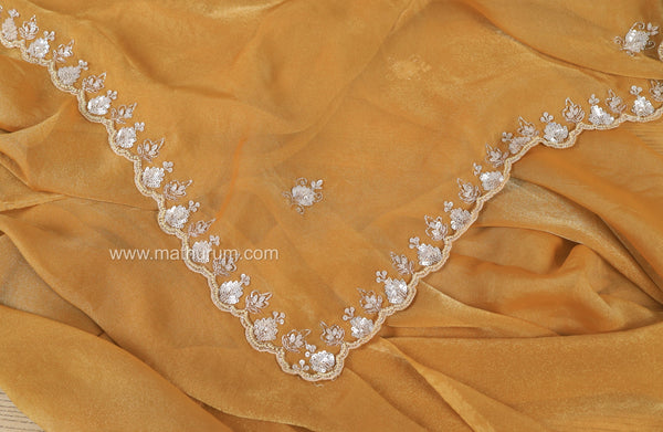 Sun Kissed Mustard Gold - DESIGNER SAREE