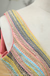 Lacy- Multi coloured Blouse (Sleeveless)