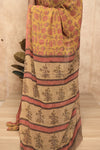 Gulmohar- Mustard Georgette Saree