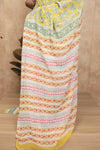 Gulmohar- Yellow Georgette Saree