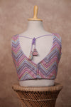 Mogra- Lavendar Blouse (Attached Sleeves)