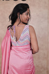 Mogra- Lavendar Blouse (Attached Sleeves)