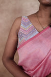 Mogra- Lavendar Blouse (Attached Sleeves)