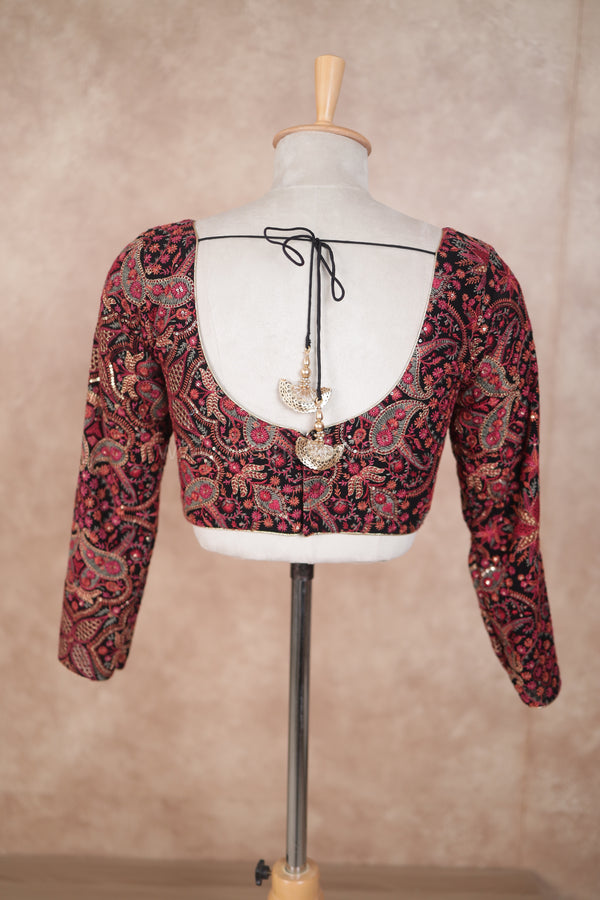 Kash - Black Full Sleeve Blouse