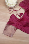 Vasudha - Wine Blouse