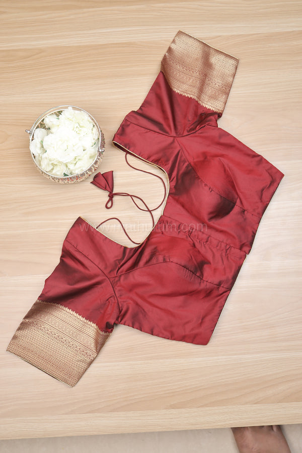 Vasudha - Maroon Blouse