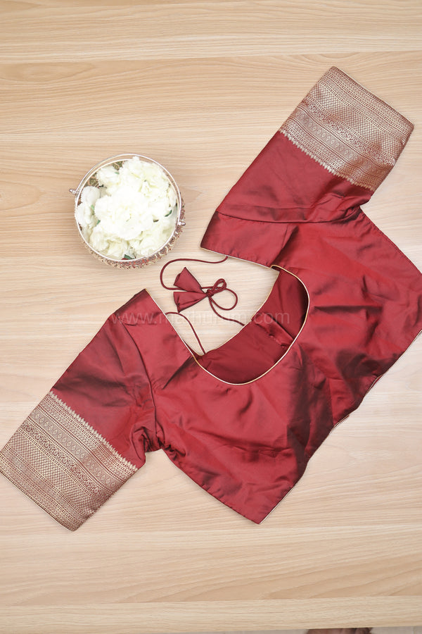 Vasudha - Maroon Blouse