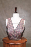 Vaidhegi- Black/pink Blouse (Attachable Sleeves)