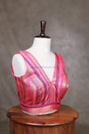 Tharigai- Pink Blouse (Attachable Sleeves)