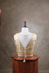 Megalai- Gold Blouse (Attachable Sleeves)