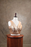 Megalai- Dark Gold Blouse (Attachable Sleeves)