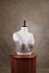 Megalai- Lilac Blouse (Attachable Sleeves)