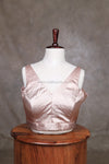 Kaira- Rose Gold Blouse (Sleeveless)
