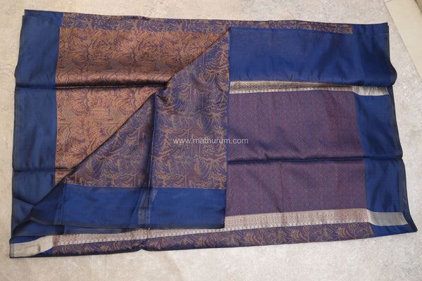 Thea- Navy Blue Saree