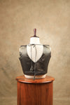 Taal- Black & Gold Blouse (Attachable Sleeves)