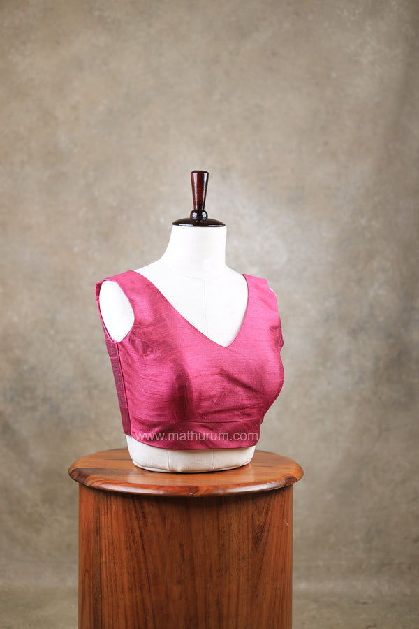 Rangeela- Majenta Blouse (Attachable Sleeves)