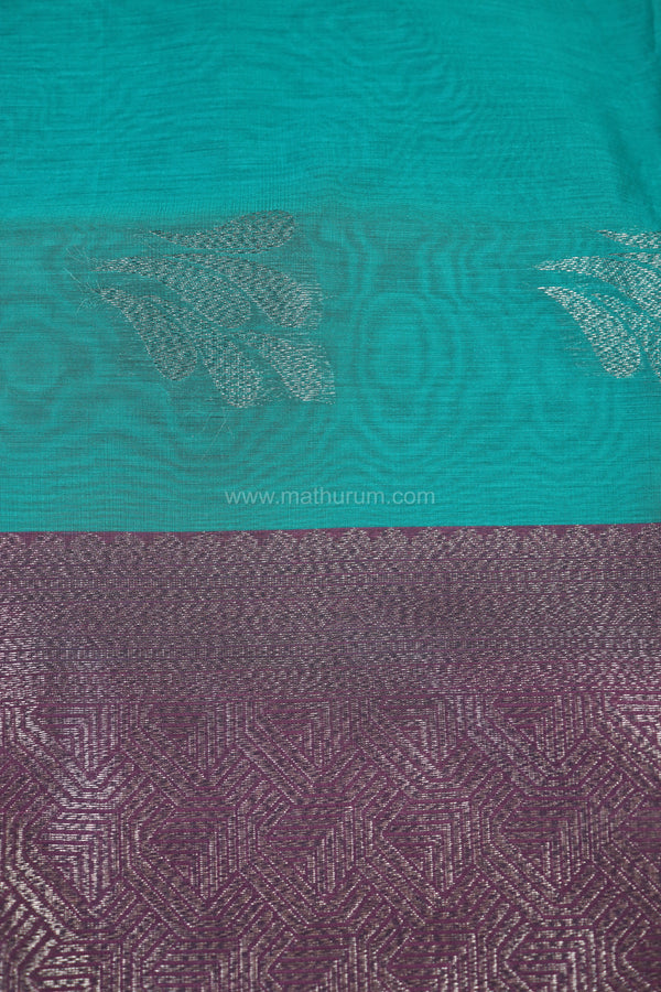 Malikai - Peacock Blue Saree