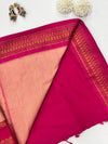 Kurunji- Baby Pink/Dark Pink Kalyani Cotton Saree