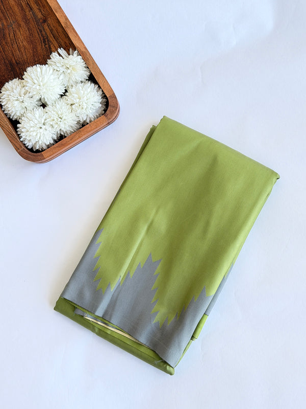 Mandira - Green/Grey Saree