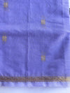 Maheshwari - Lavendar Maheshwari Silk- Cotton Saree