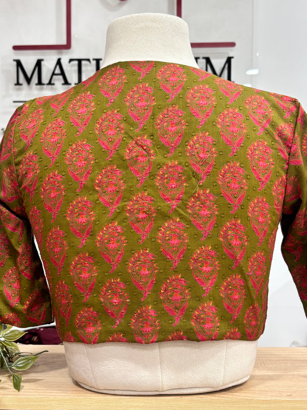 Daya - Mehendi Green Blouse