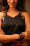 Zippie- Black Blouse
