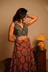 Zamra- Blue Blouse