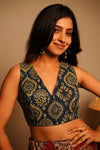 Zamra- Blue Blouse