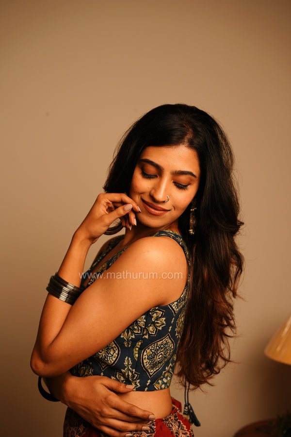Zamra- Blue Blouse