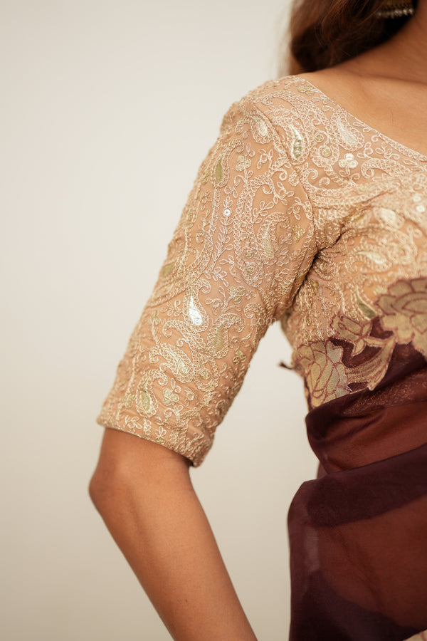 Ira - Gold Blouse