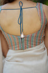 Aura- Blue Blouse (Sleeveless)