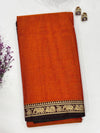 Kayal- Orange/Brown Narayanpet Saree