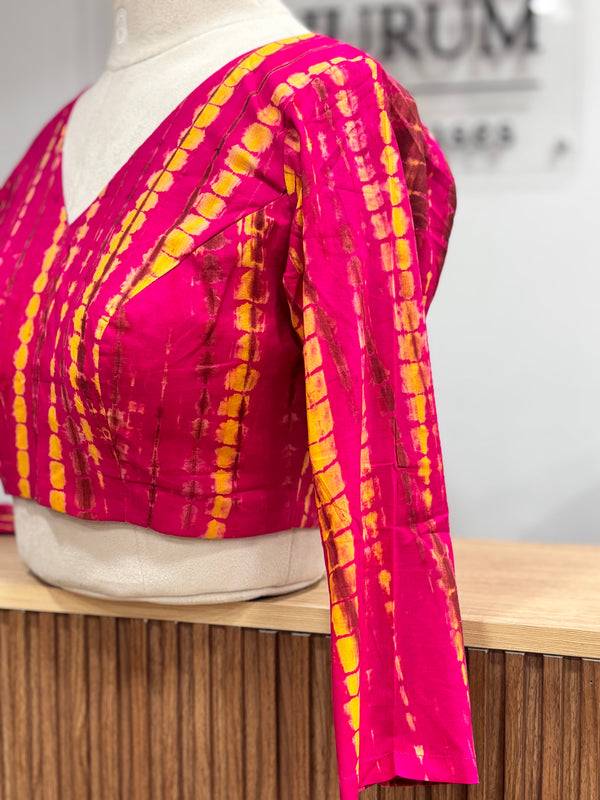 Zuri - Pink 3/4th Sleeve Blouse