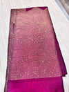 Starry Dust Saree - Maroon