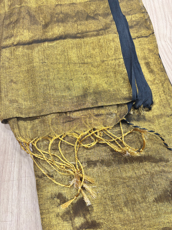 Sitara - Black Gold Saree