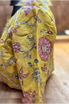 Meher- Mustard Penkalamkari Zardosi Blouse