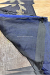 Maaya- Jute Cotton Blue/Black Saree