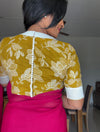 Marigold- Mustard/White Blouse