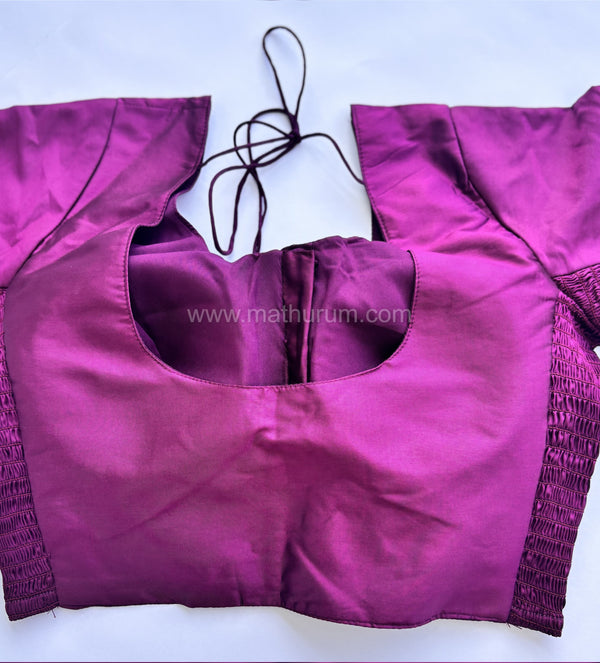 Riva- Wine Strechable Blouse